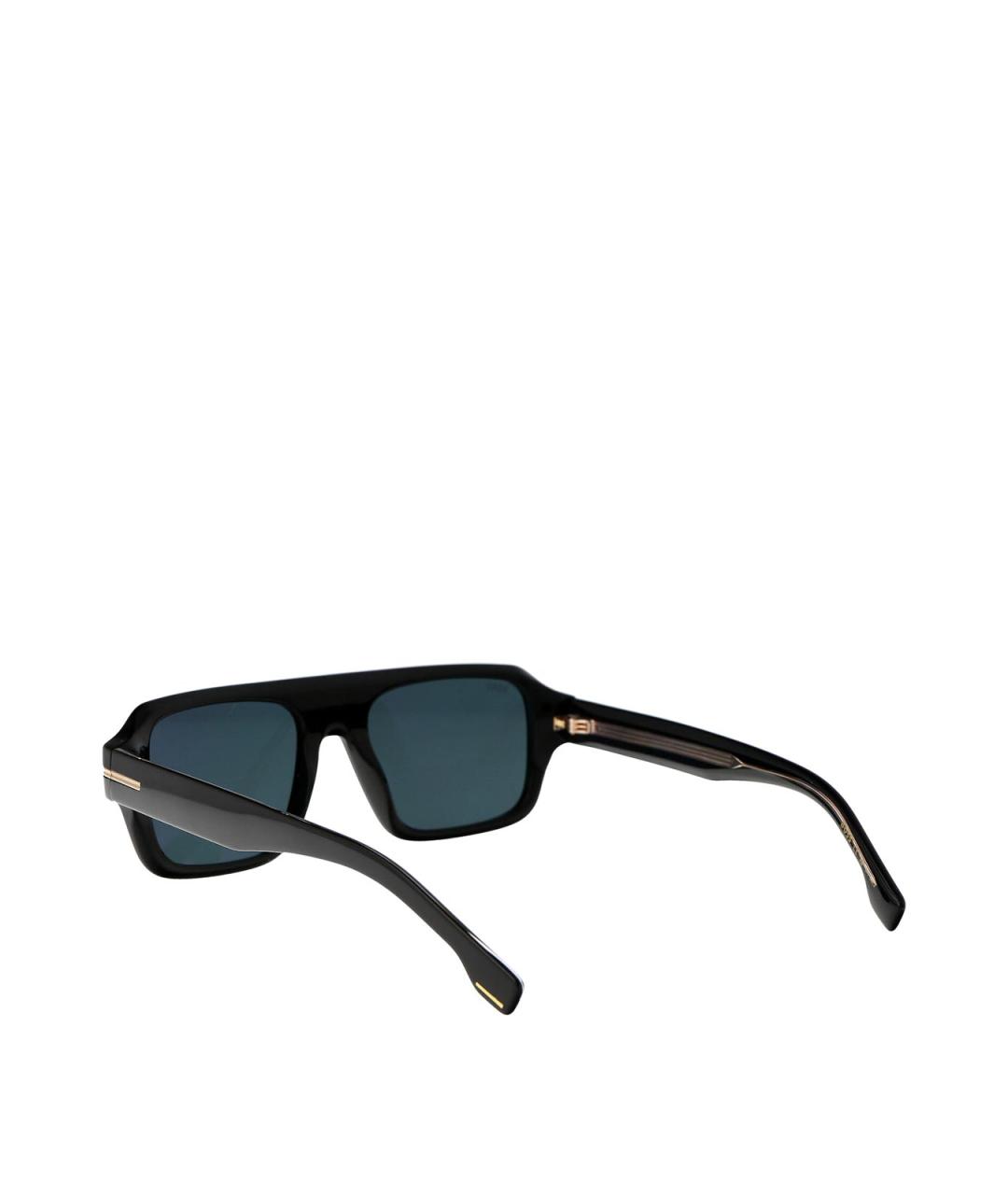 HUGO BOSS Черные пластиковые солнцезащитные очки, фото 4