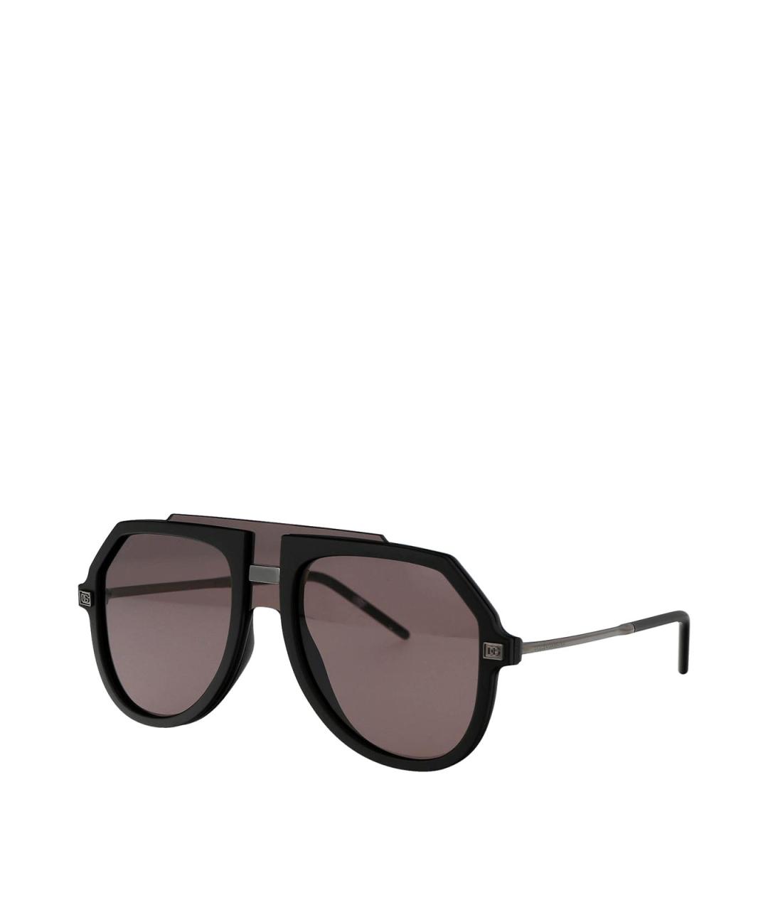 DOLCE&GABBANA Черные солнцезащитные очки, фото 2
