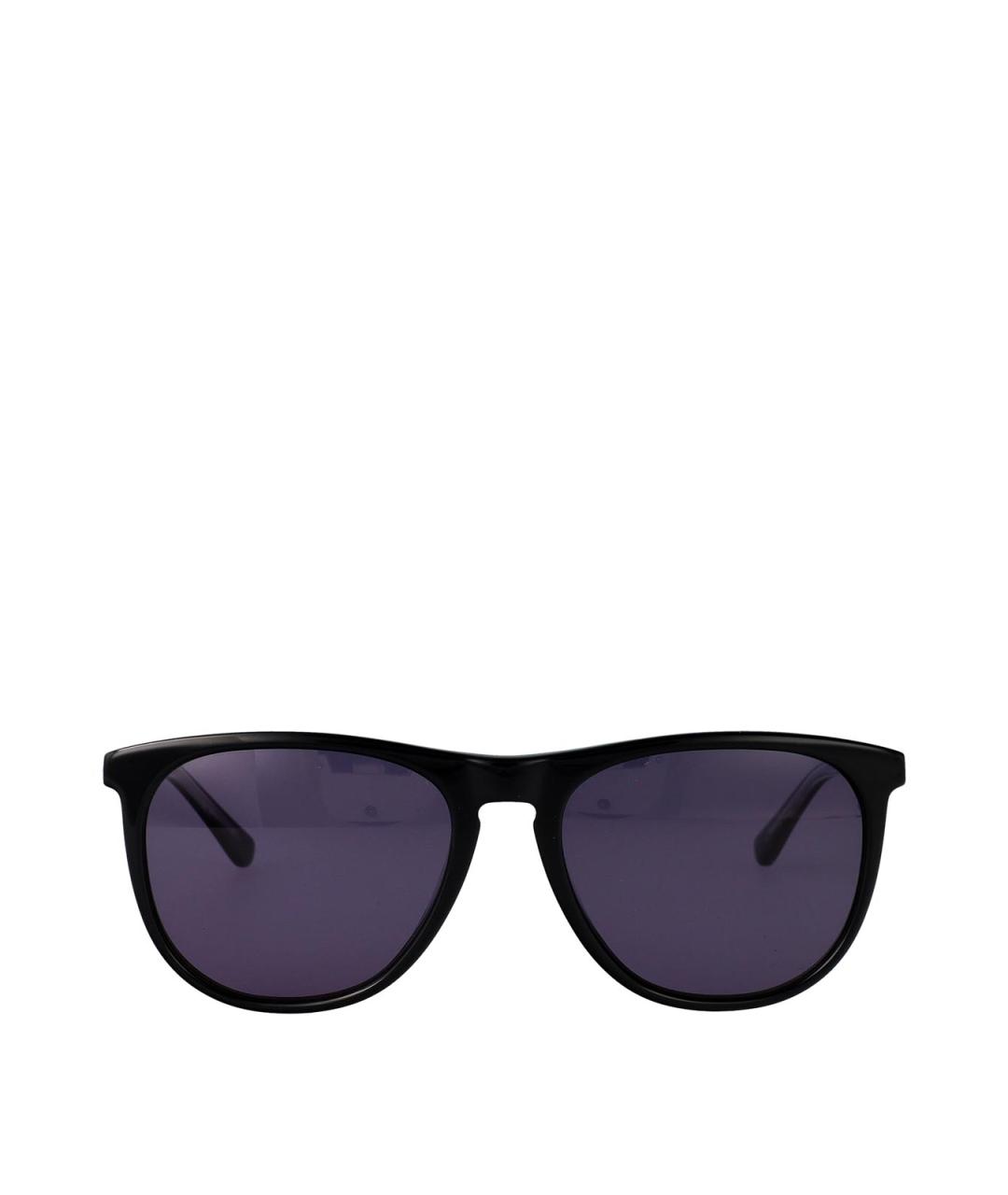 CALVIN KLEIN Черные пластиковые солнцезащитные очки, фото 1