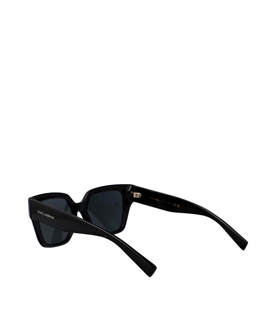 DOLCE&GABBANA Черные солнцезащитные очки, фото 4
