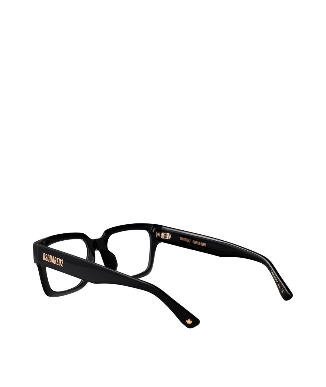 DSQUARED2 Черные пластиковые солнцезащитные очки, фото 4