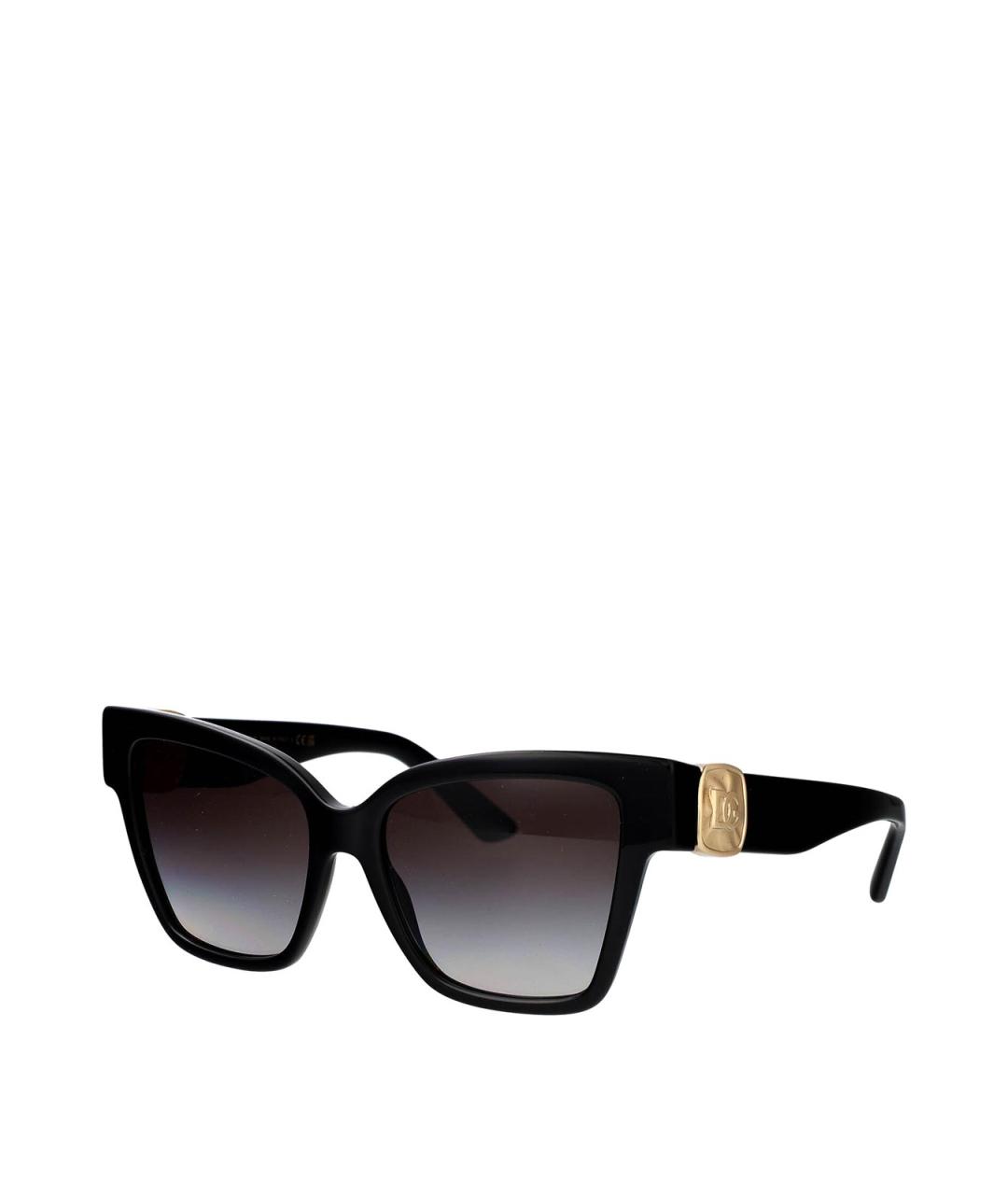 DOLCE&GABBANA Черные солнцезащитные очки, фото 2
