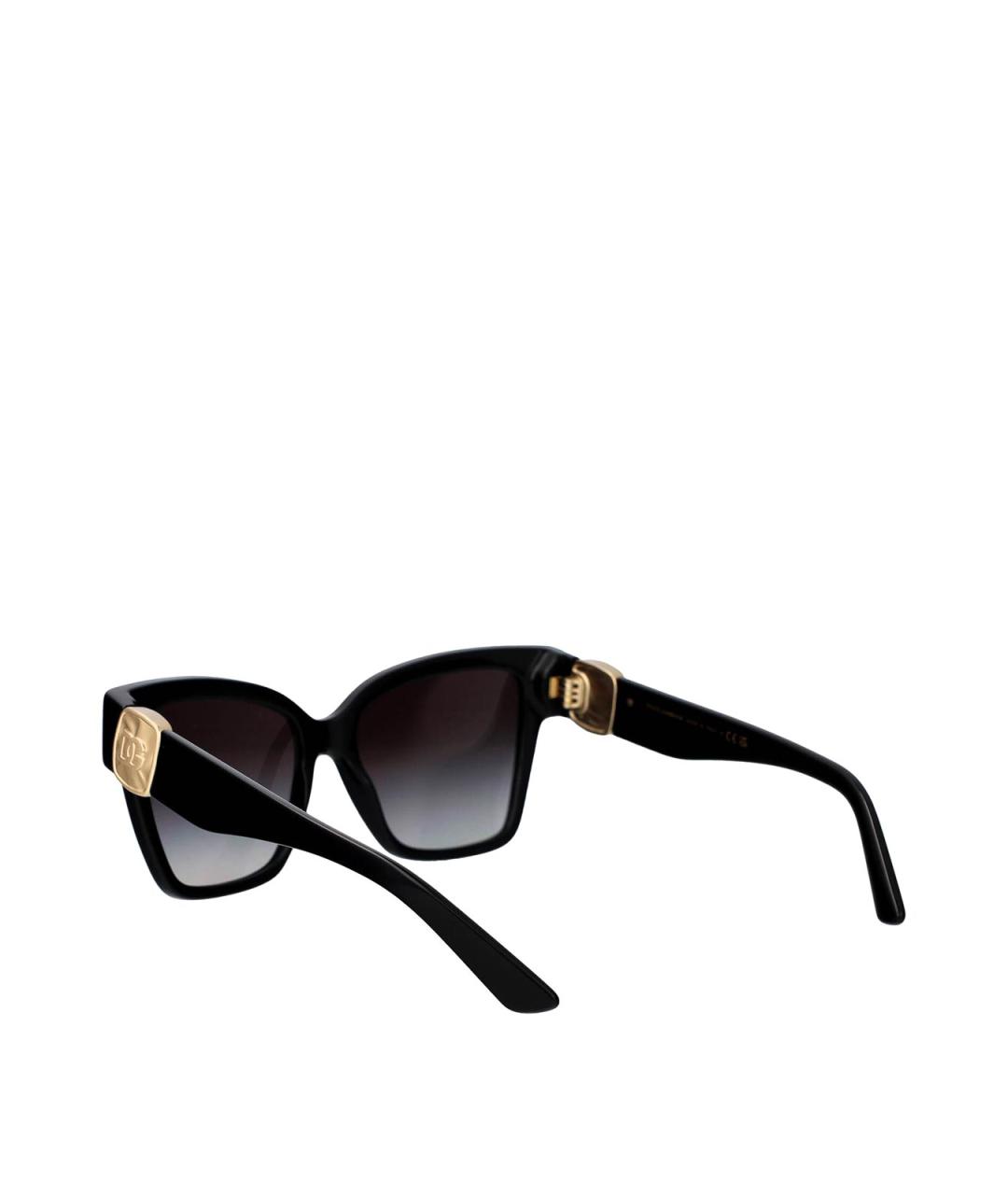 DOLCE&GABBANA Черные солнцезащитные очки, фото 4