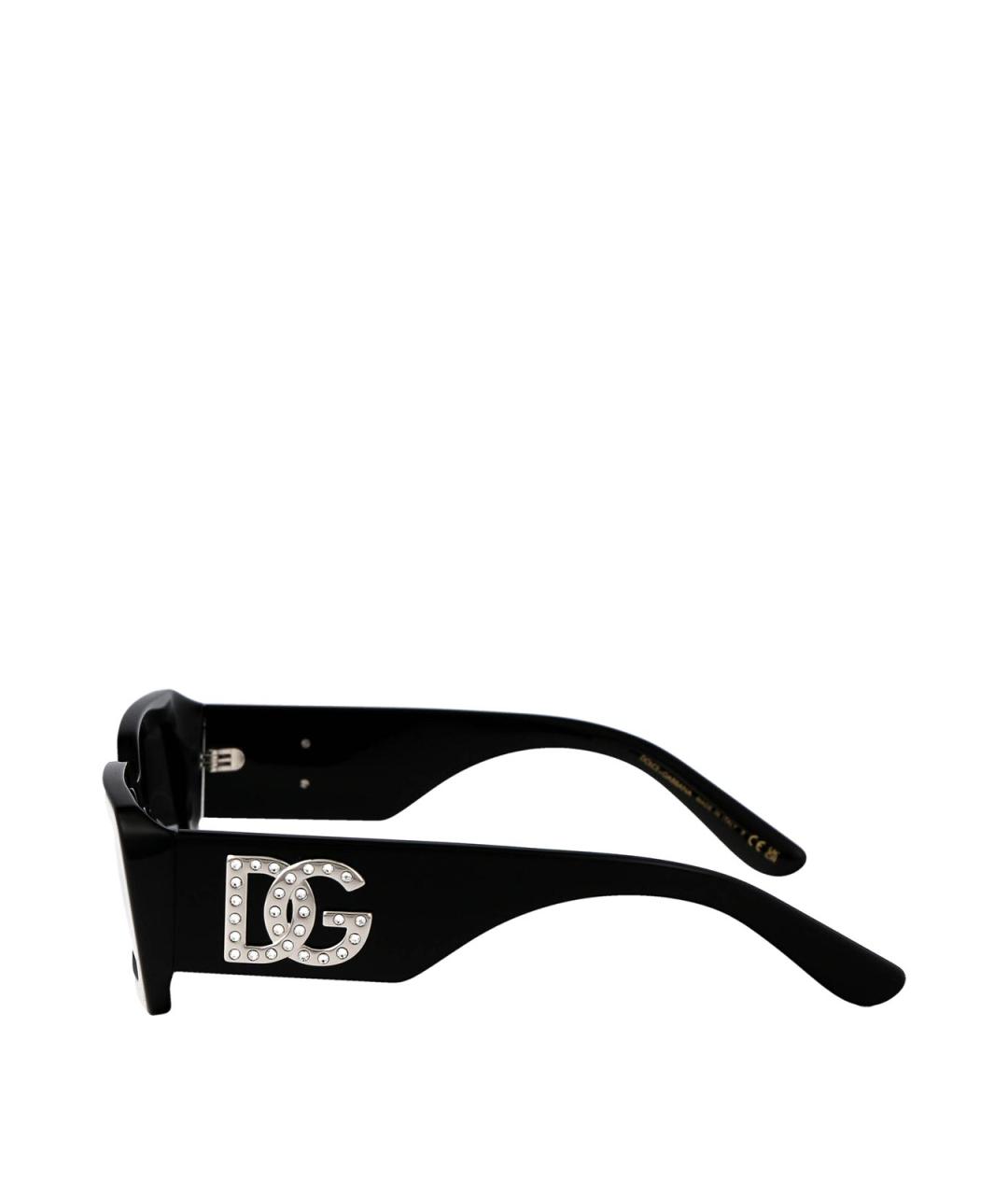 DOLCE&GABBANA Черные солнцезащитные очки, фото 3