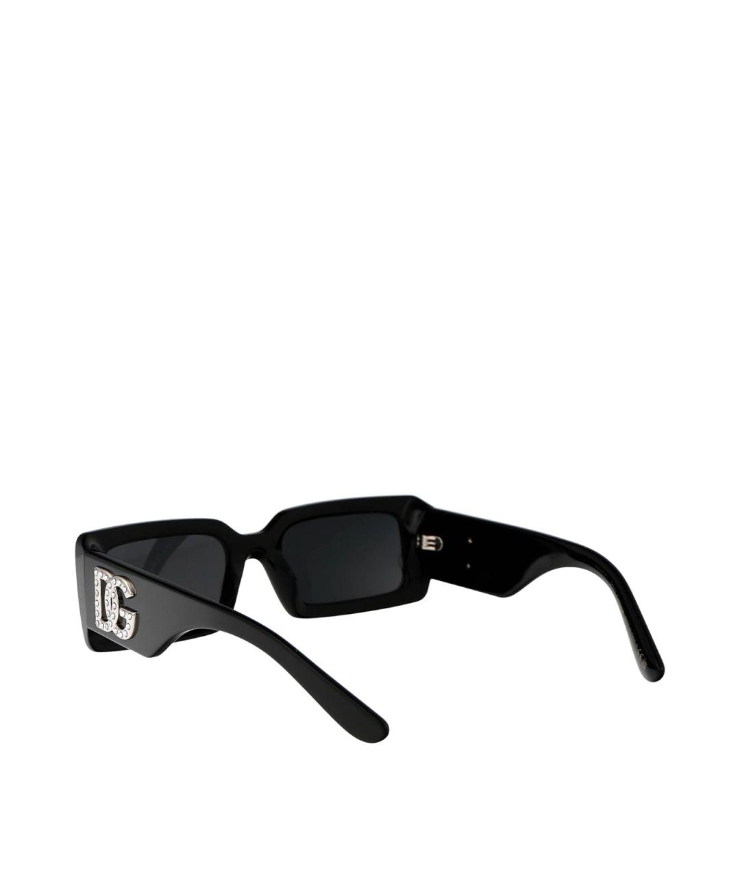 DOLCE&GABBANA Черные солнцезащитные очки, фото 4
