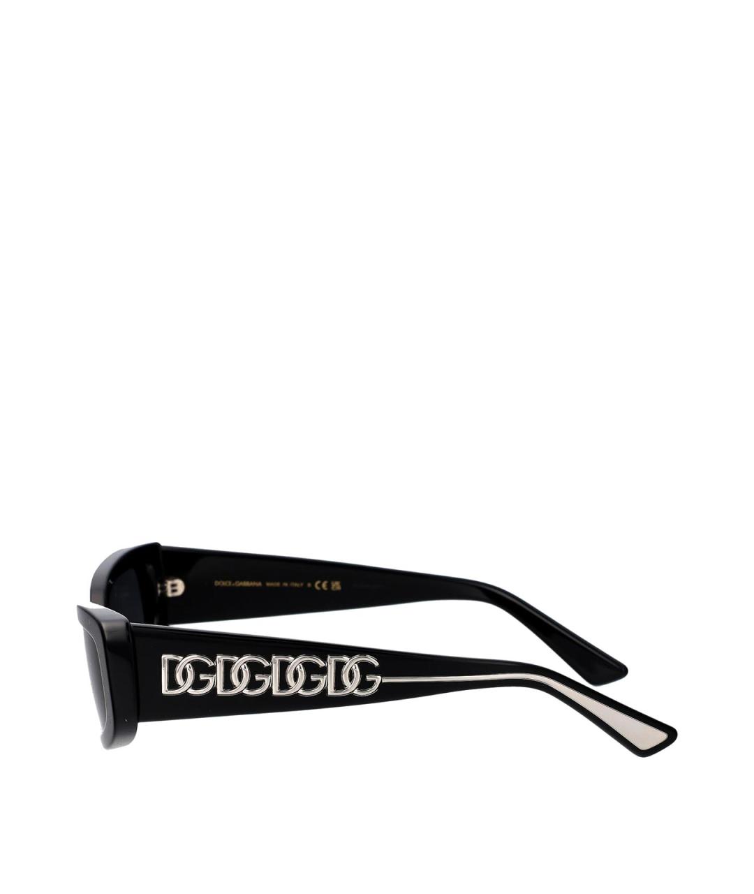 DOLCE&GABBANA Черные солнцезащитные очки, фото 3