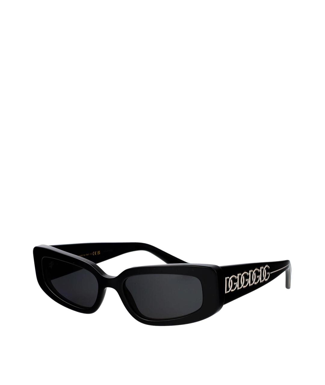 DOLCE&GABBANA Черные солнцезащитные очки, фото 2