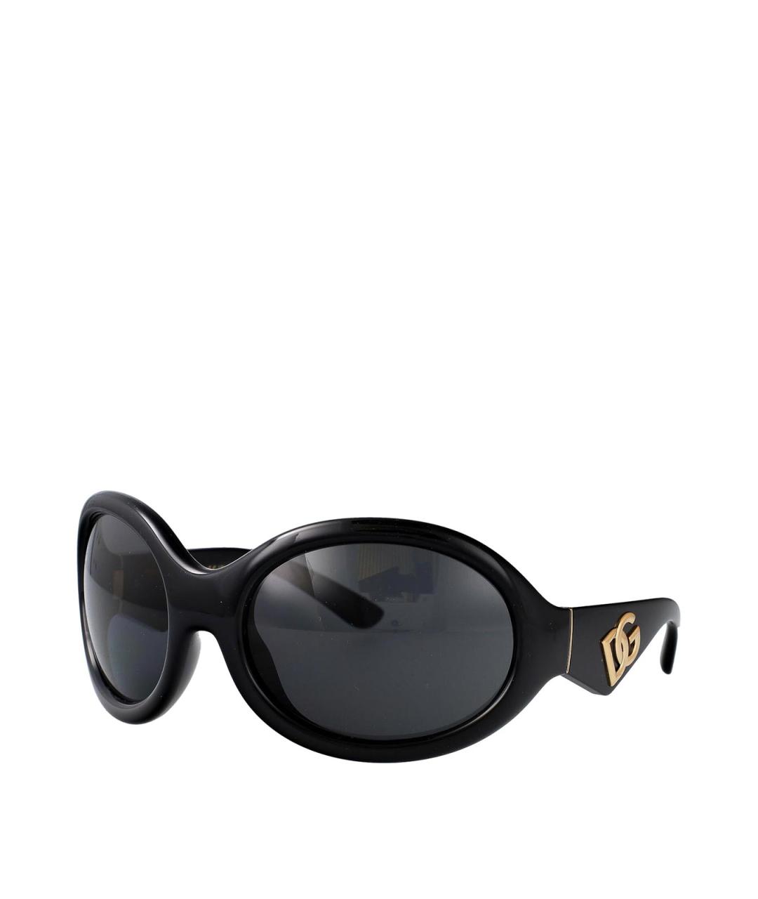 DOLCE&GABBANA Черные солнцезащитные очки, фото 2