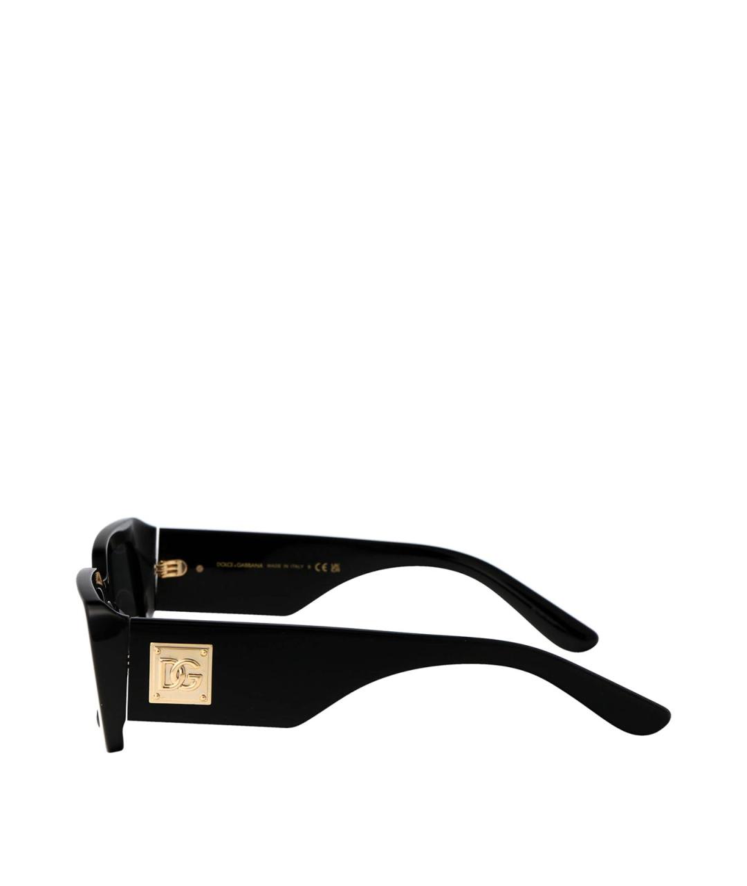 DOLCE&GABBANA Черные солнцезащитные очки, фото 3