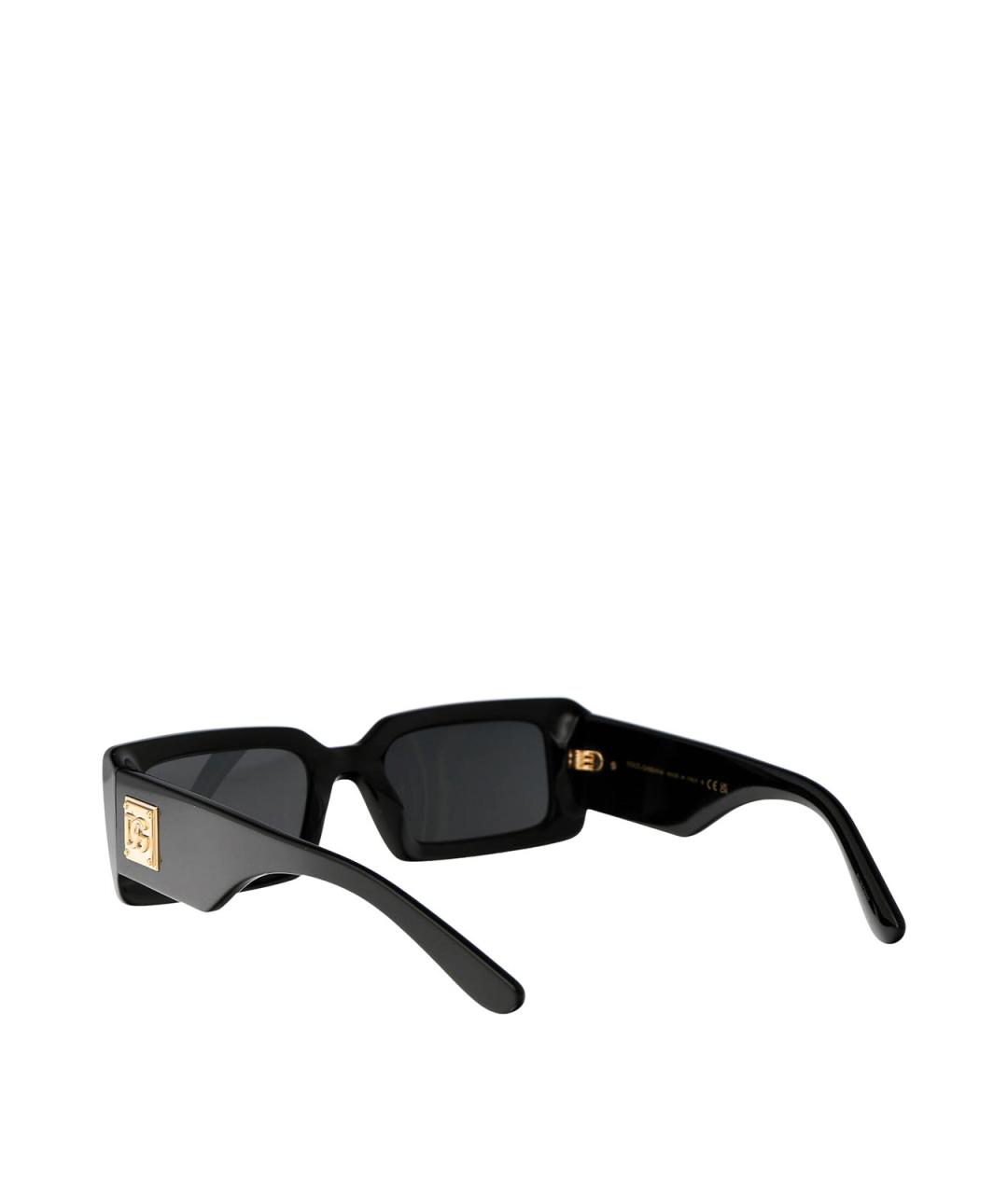 DOLCE&GABBANA Черные солнцезащитные очки, фото 4