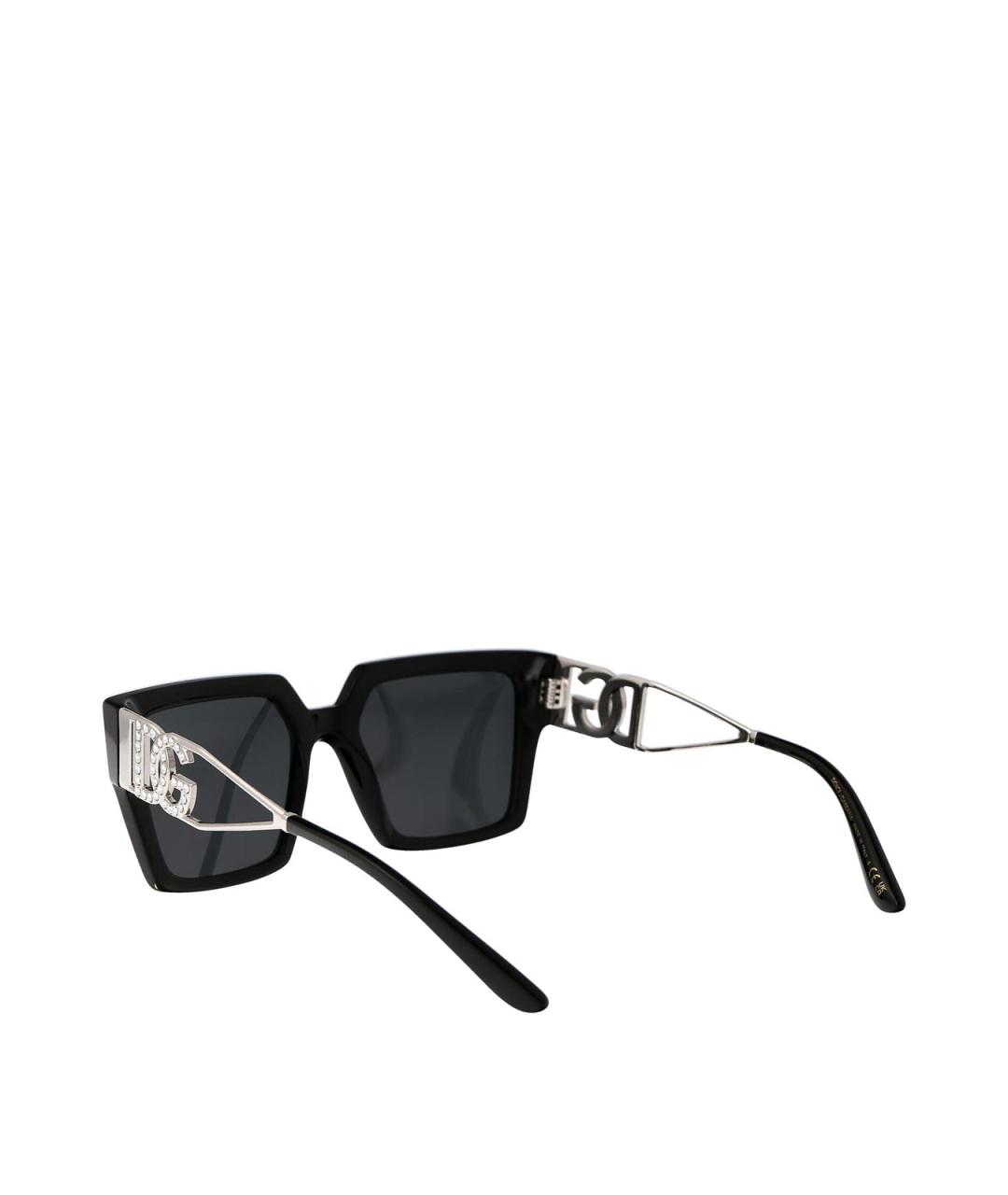 DOLCE&GABBANA Черные солнцезащитные очки, фото 4