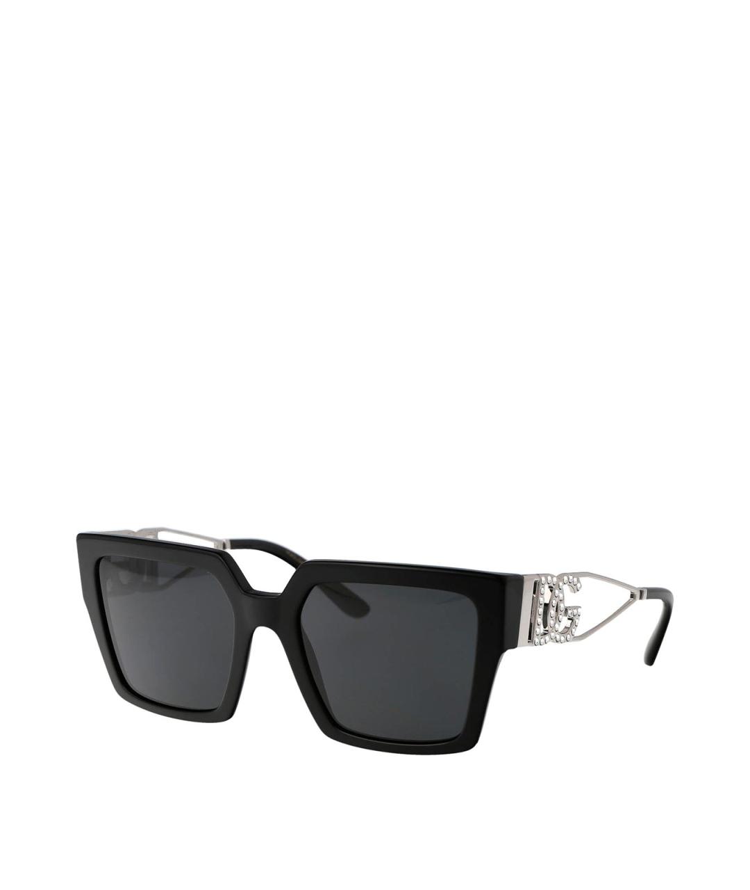 DOLCE&GABBANA Черные солнцезащитные очки, фото 2