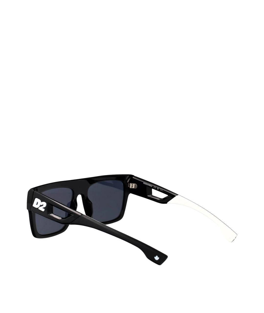 DSQUARED2 Черные пластиковые солнцезащитные очки, фото 4