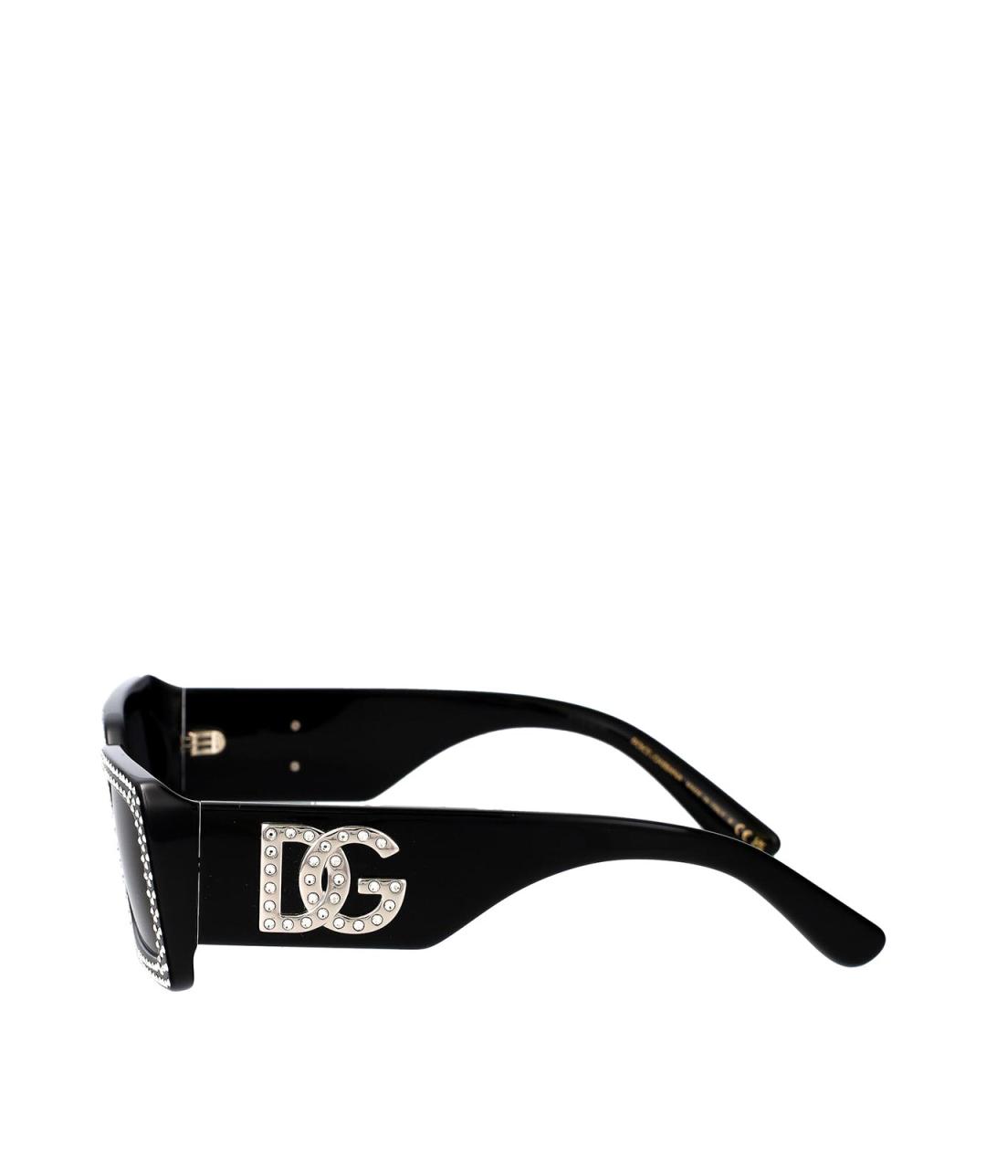 DOLCE&GABBANA Черные солнцезащитные очки, фото 3