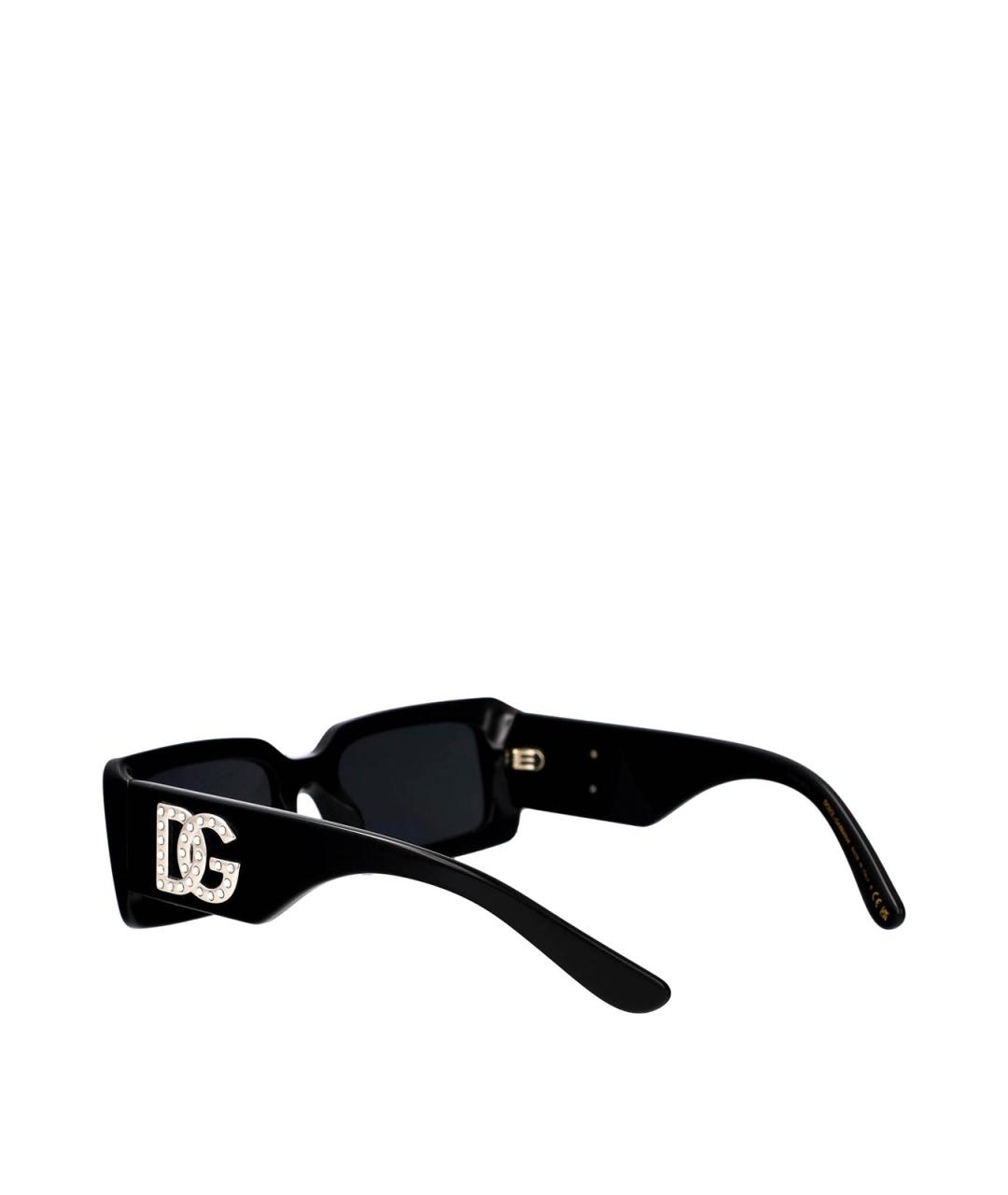 DOLCE&GABBANA Черные солнцезащитные очки, фото 4
