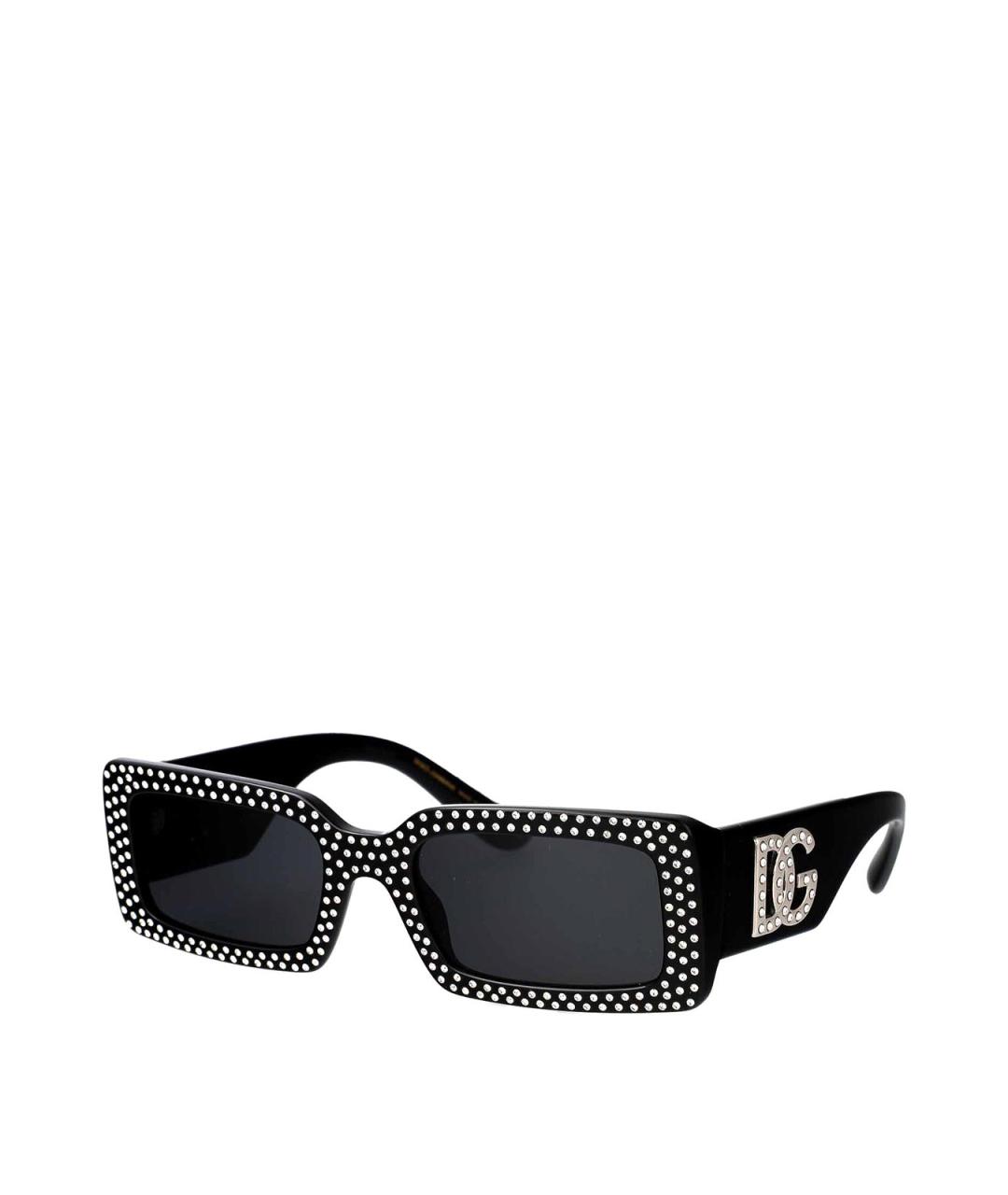 DOLCE&GABBANA Черные солнцезащитные очки, фото 2