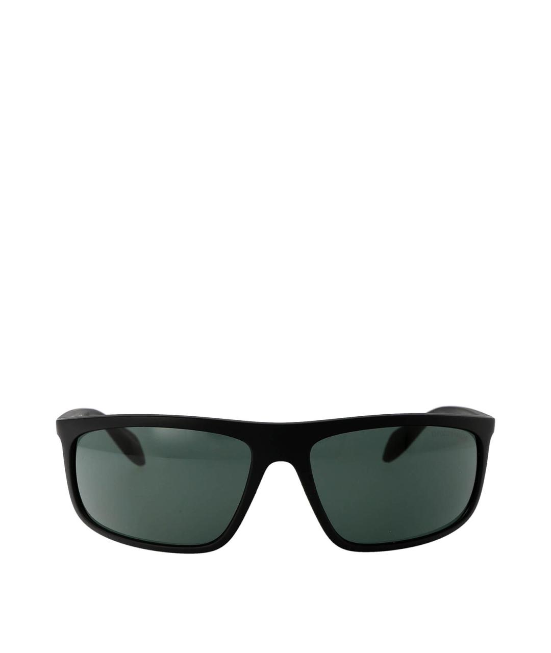 EMPORIO ARMANI Черные пластиковые солнцезащитные очки, фото 1