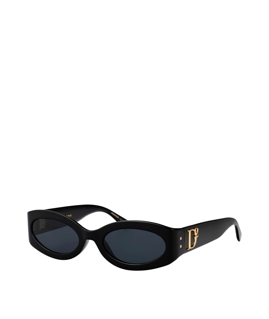 DSQUARED2 Черные пластиковые солнцезащитные очки, фото 2