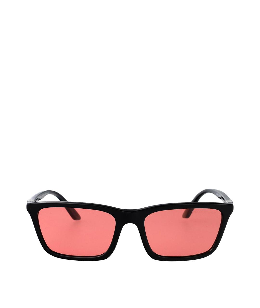 EMPORIO ARMANI Черные пластиковые солнцезащитные очки, фото 1