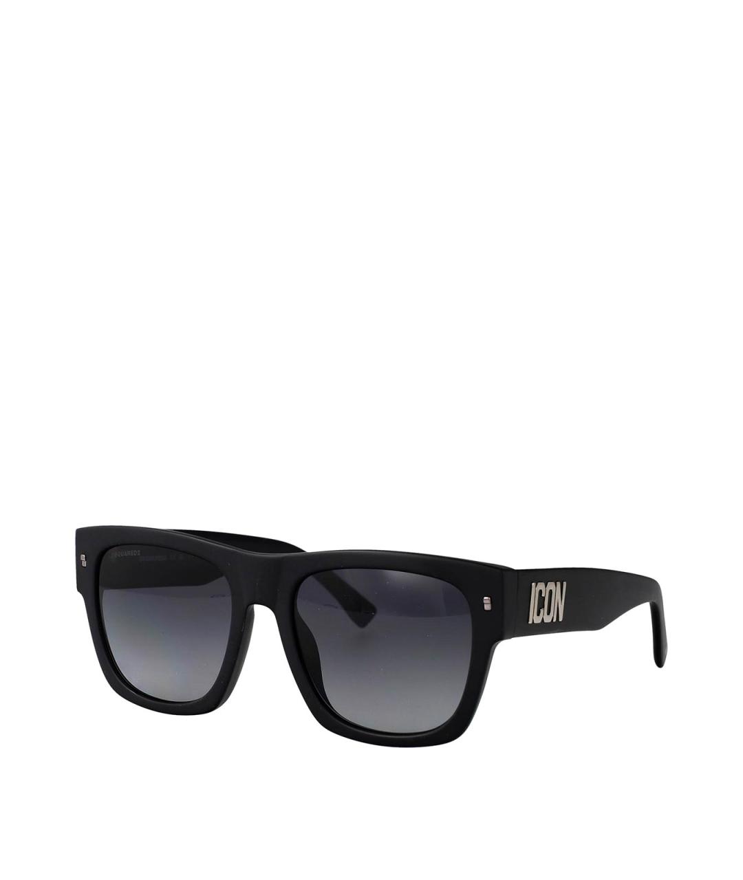 DSQUARED2 Черные пластиковые солнцезащитные очки, фото 2