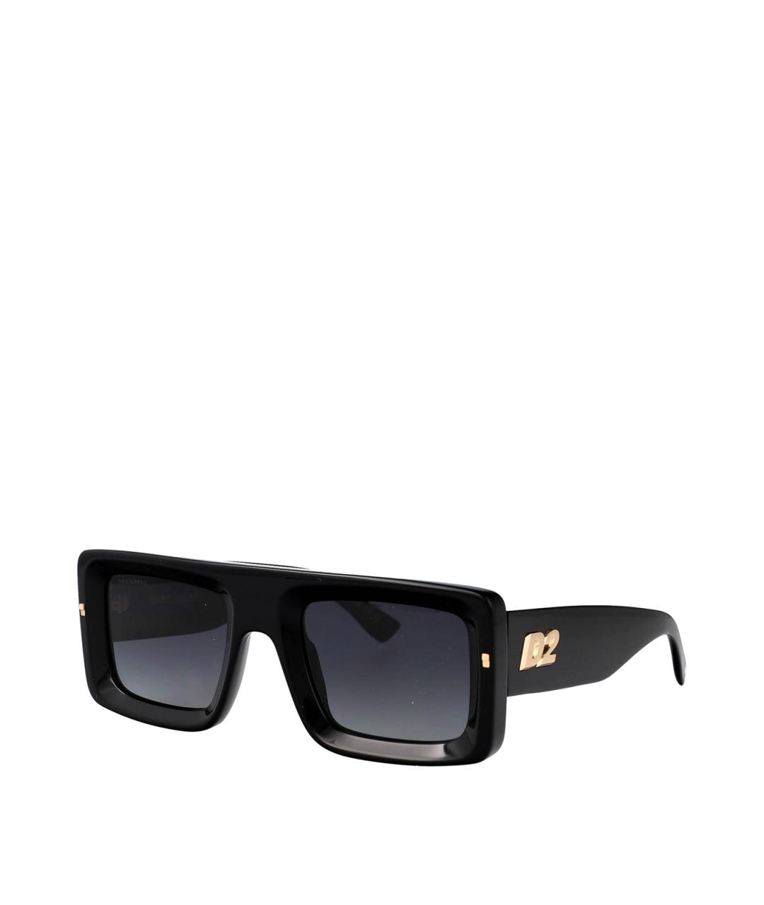 DSQUARED2 Черные пластиковые солнцезащитные очки, фото 2