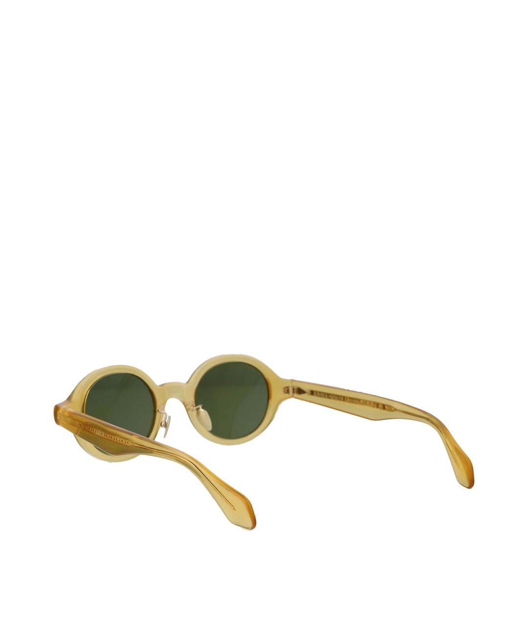 GIORGIO ARMANI Желтые пластиковые солнцезащитные очки, фото 4