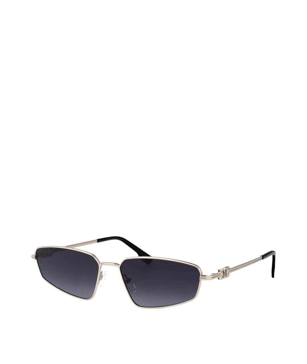 DSQUARED2 Серебряные металлические солнцезащитные очки, фото 2