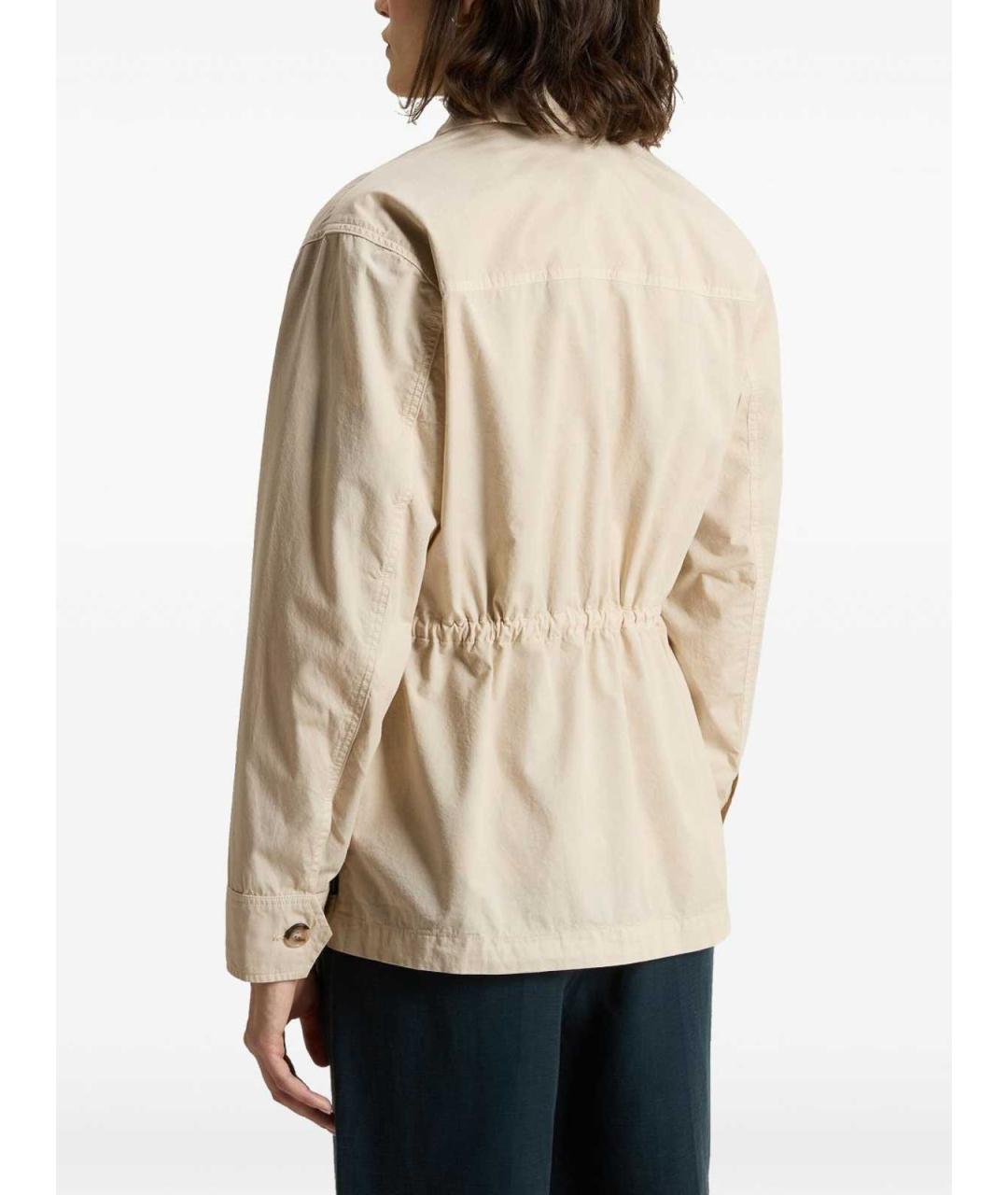 WOOLRICH Бежевая хлопковая куртка, фото 3