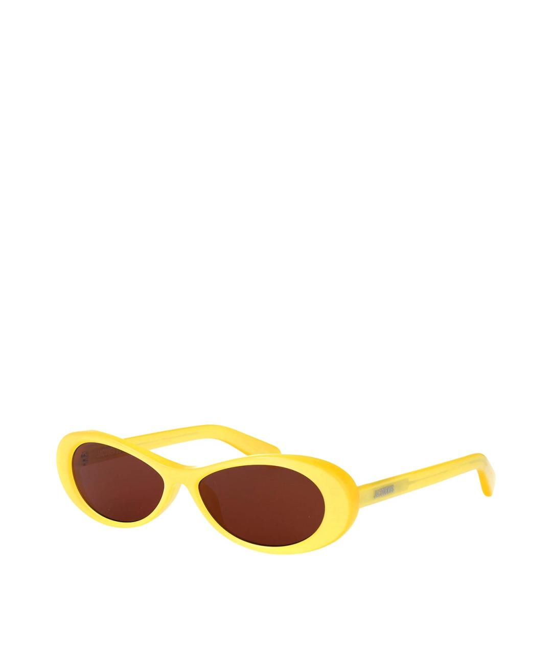 JACQUEMUS Желтые солнцезащитные очки, фото 2
