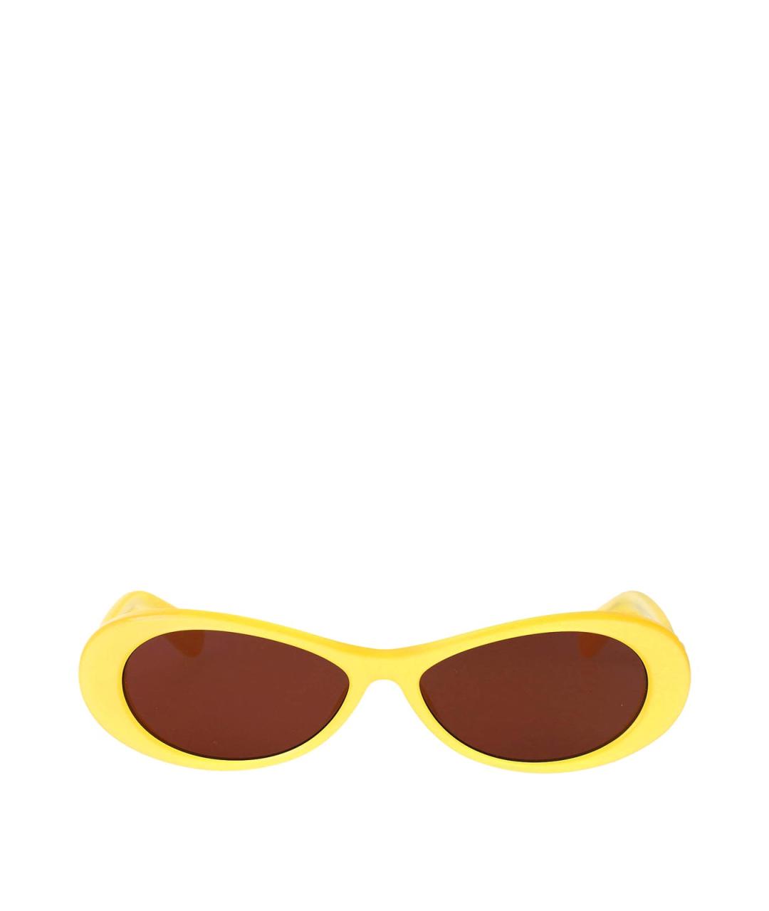 JACQUEMUS Желтые солнцезащитные очки, фото 1