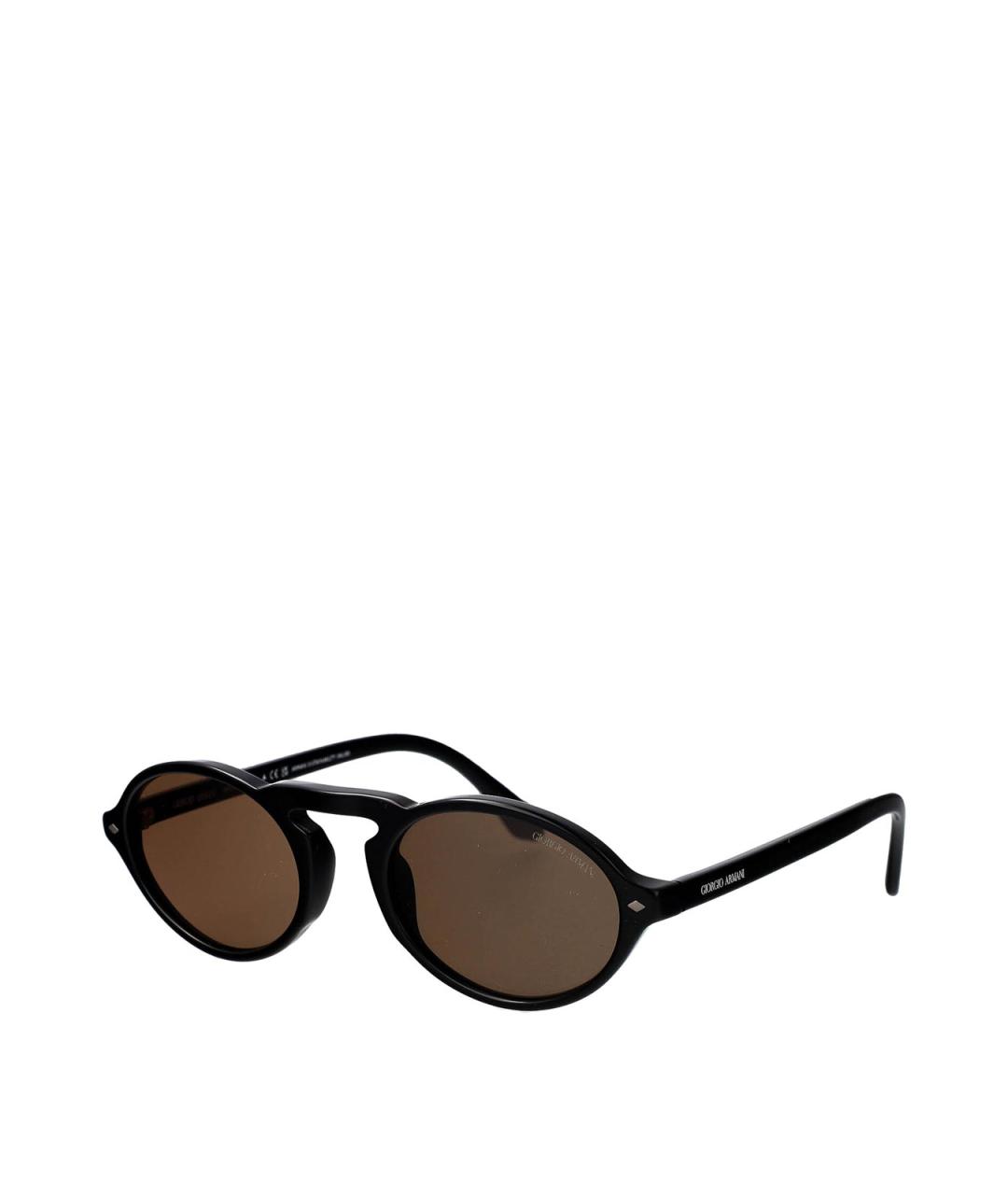 GIORGIO ARMANI Черные пластиковые солнцезащитные очки, фото 2