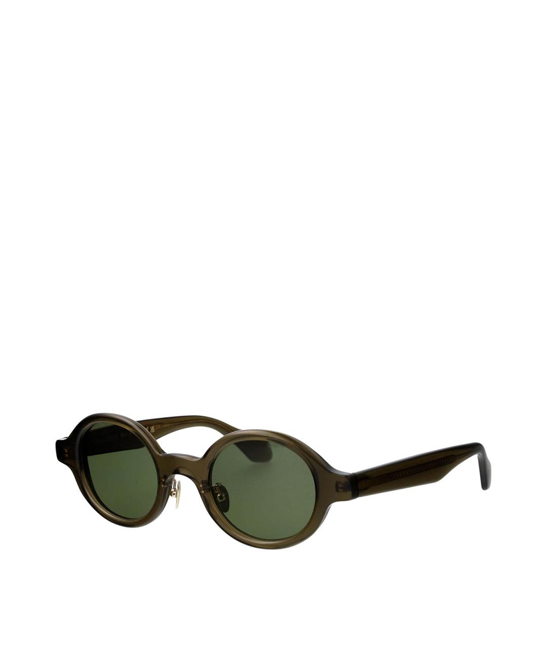 GIORGIO ARMANI Хаки пластиковые солнцезащитные очки, фото 2