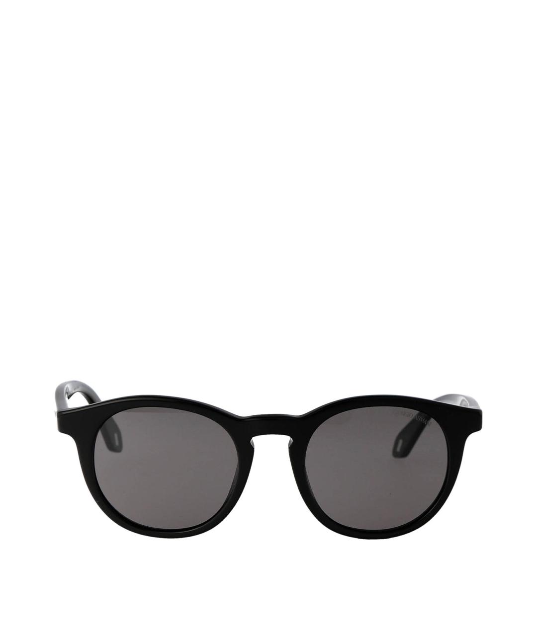 GIORGIO ARMANI Черные пластиковые солнцезащитные очки, фото 1