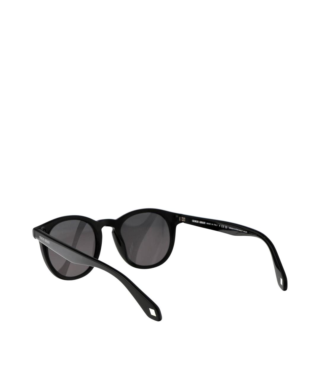 GIORGIO ARMANI Черные пластиковые солнцезащитные очки, фото 4