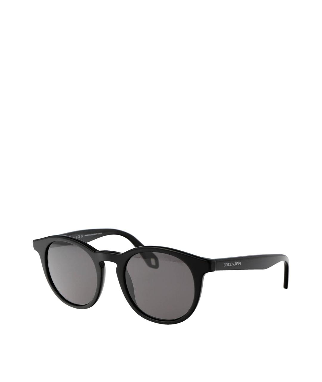 GIORGIO ARMANI Черные пластиковые солнцезащитные очки, фото 2