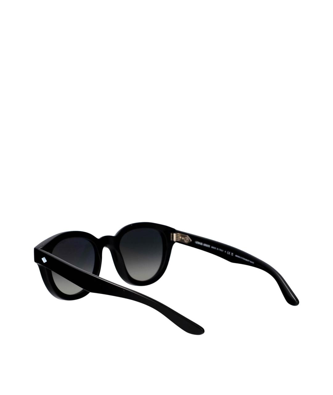 GIORGIO ARMANI Черные пластиковые солнцезащитные очки, фото 4