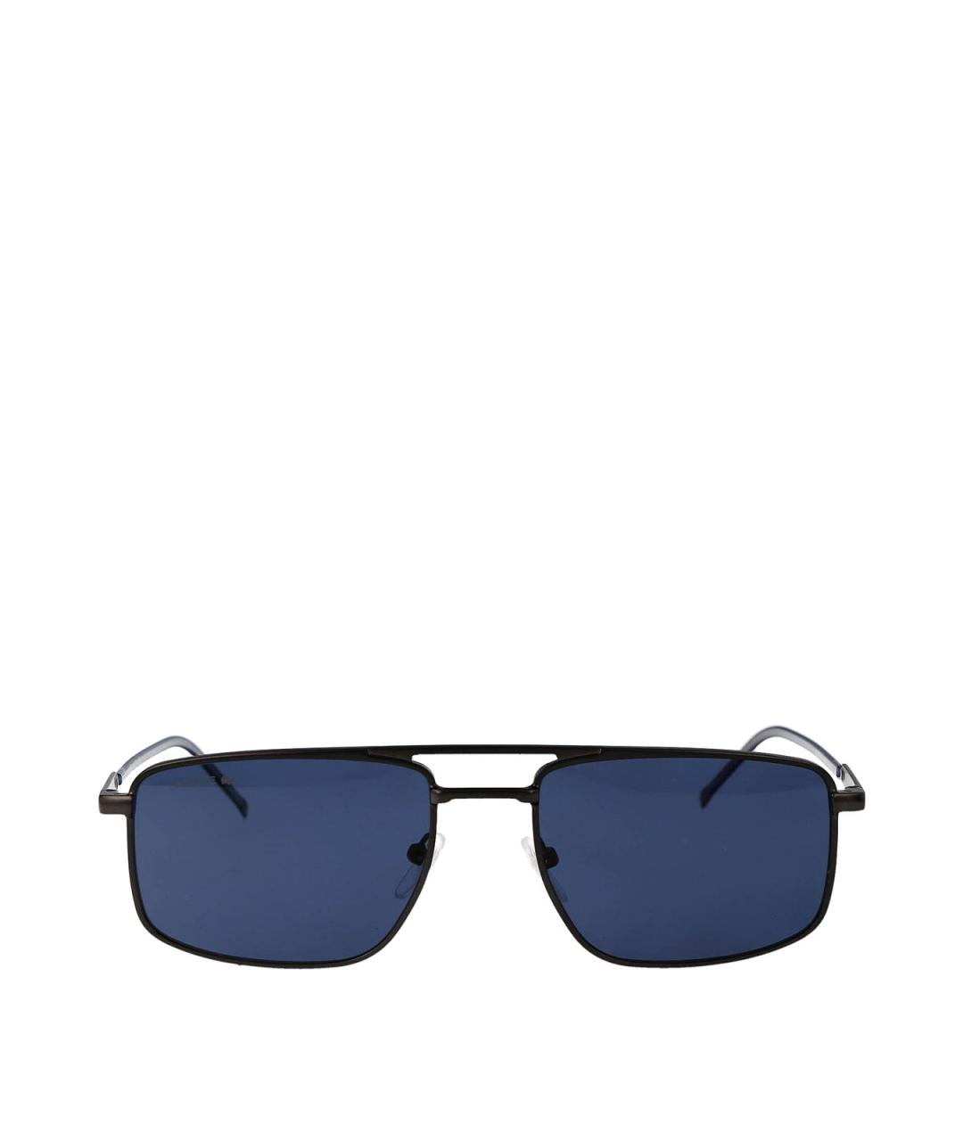 LACOSTE Черные металлические солнцезащитные очки, фото 1