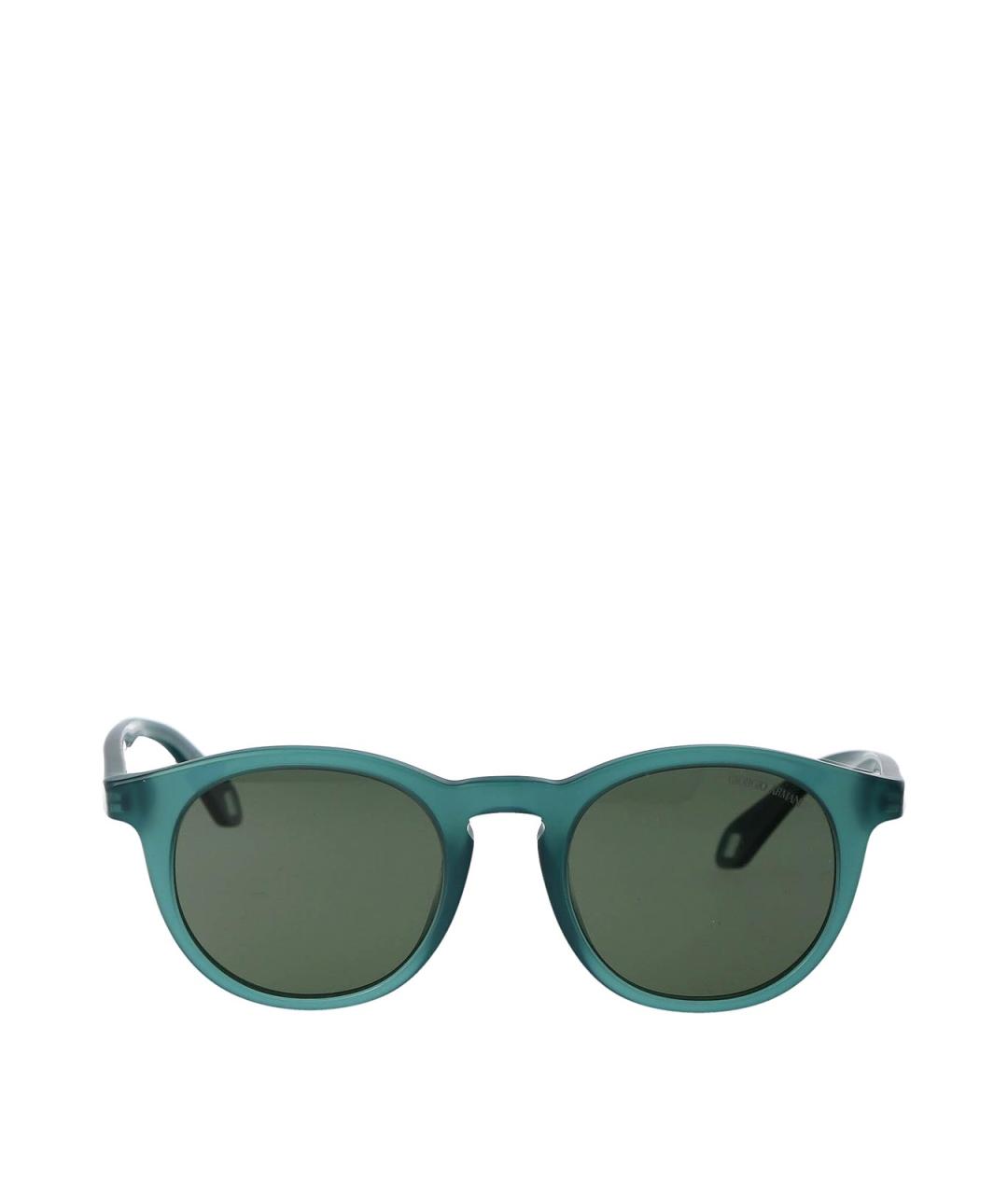 GIORGIO ARMANI Зеленые пластиковые солнцезащитные очки, фото 1