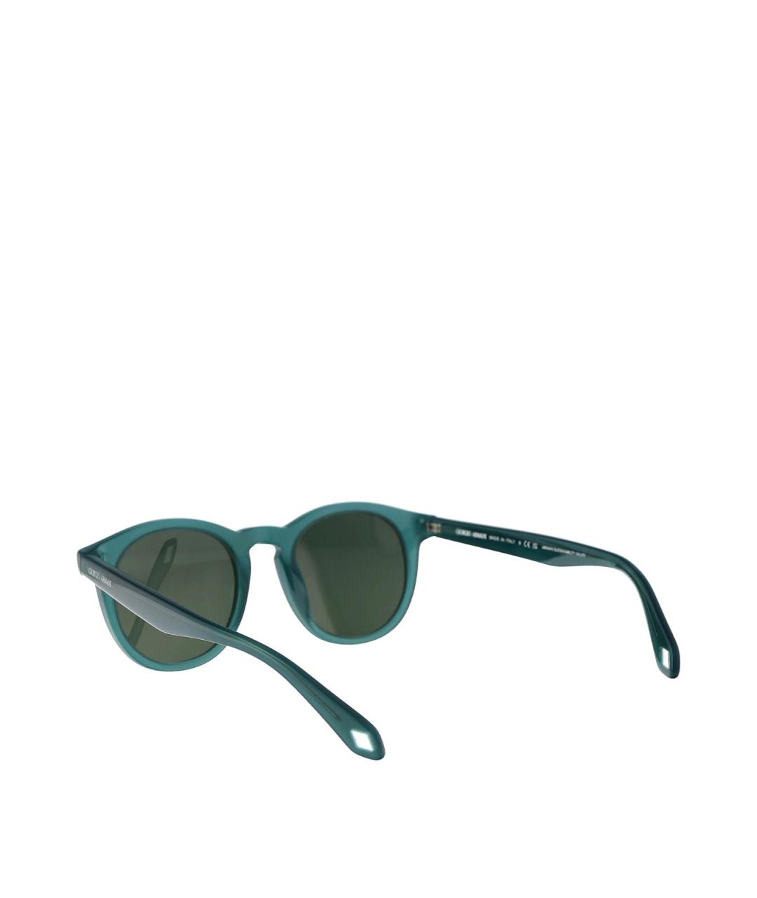GIORGIO ARMANI Зеленые пластиковые солнцезащитные очки, фото 4