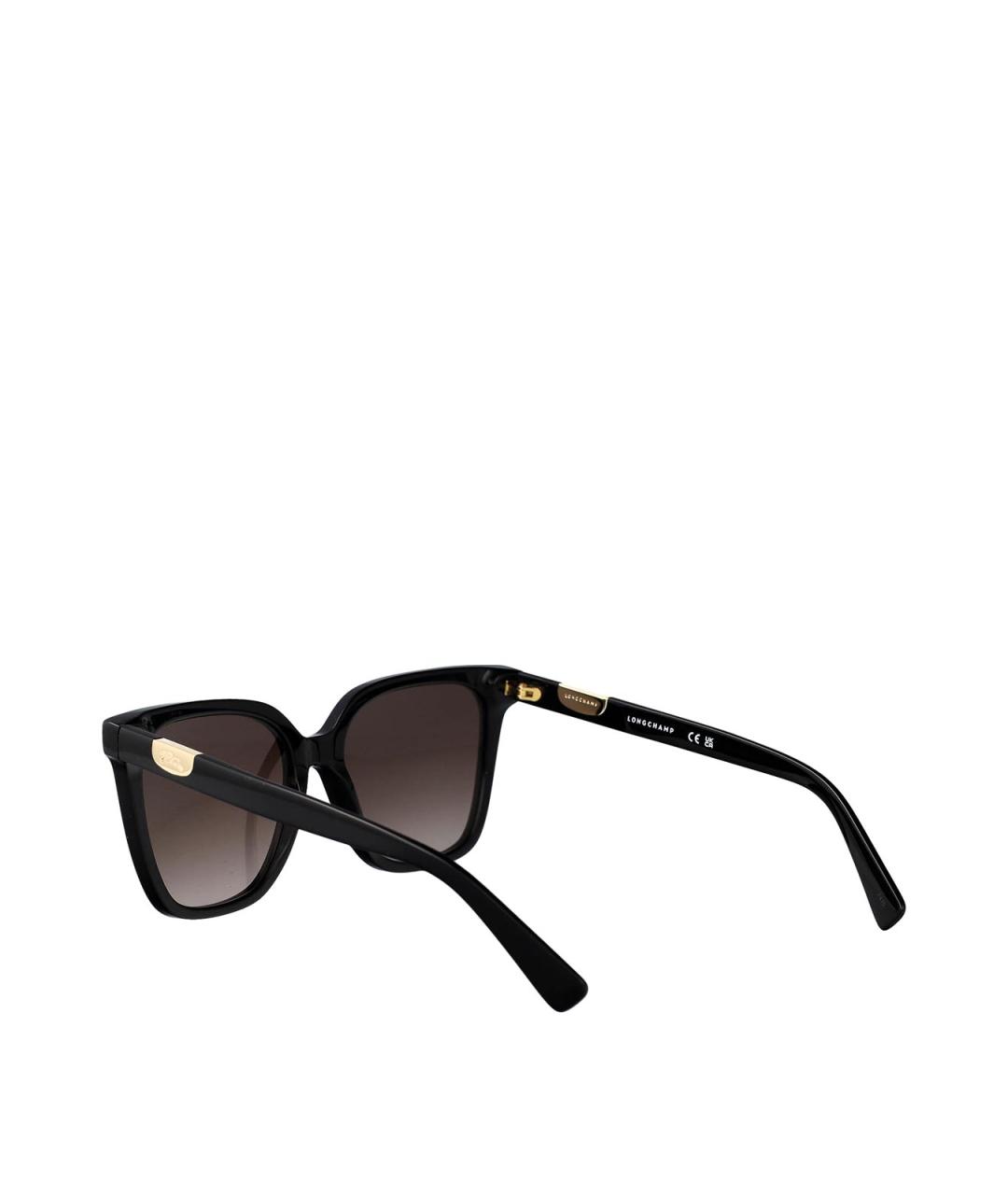 LONGCHAMP Черные солнцезащитные очки, фото 4