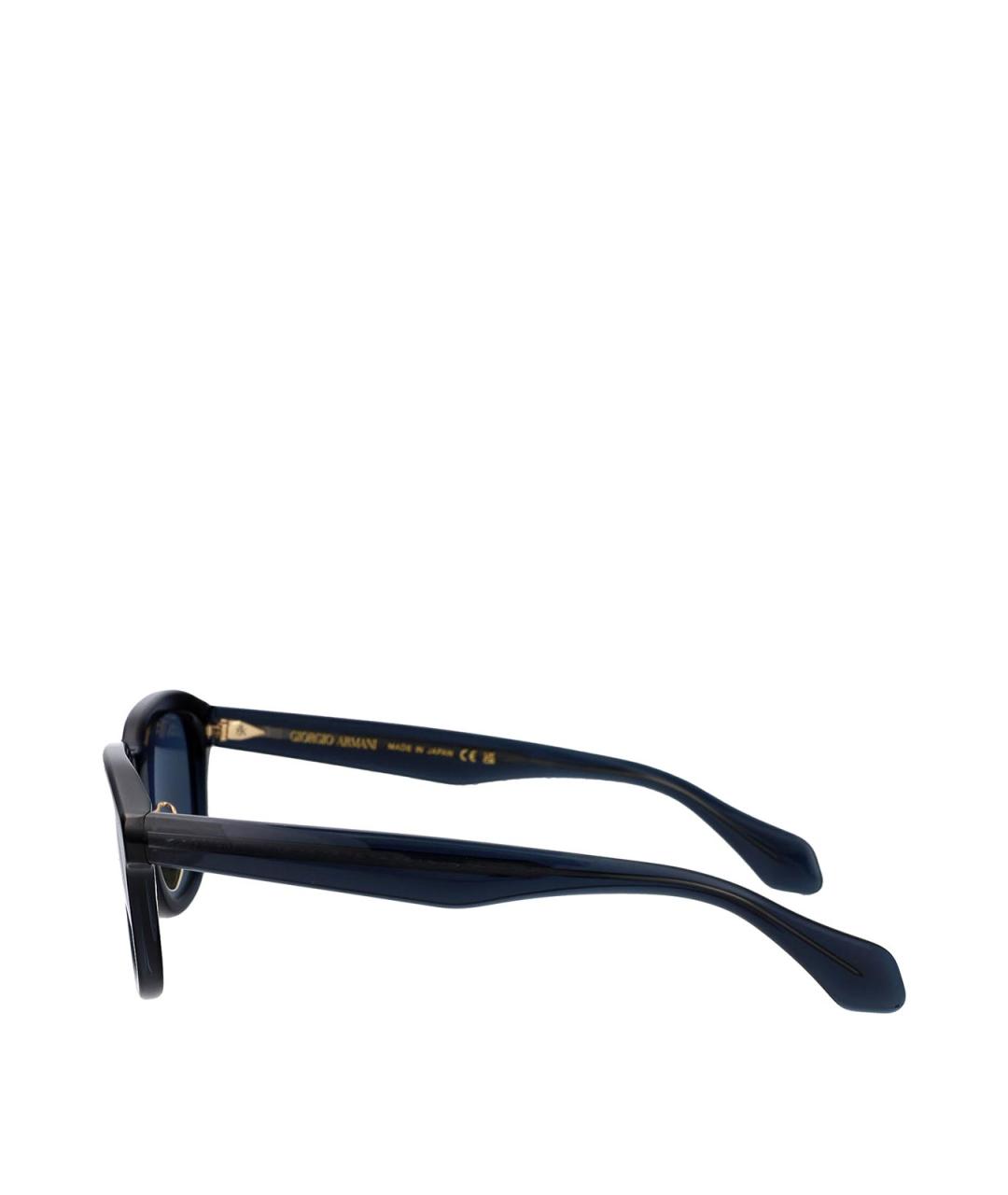 GIORGIO ARMANI Синие пластиковые солнцезащитные очки, фото 3