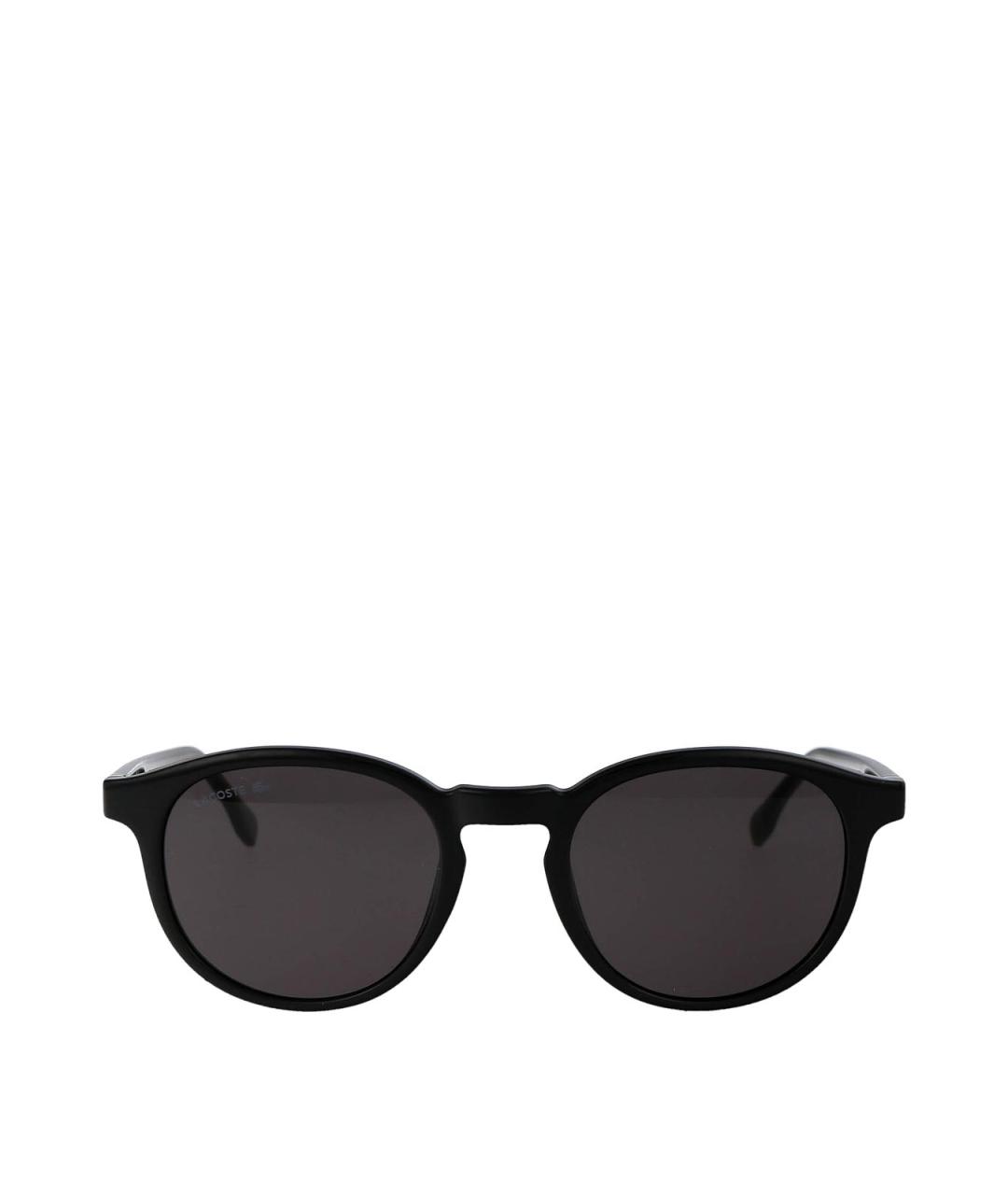 LACOSTE Черные пластиковые солнцезащитные очки, фото 1