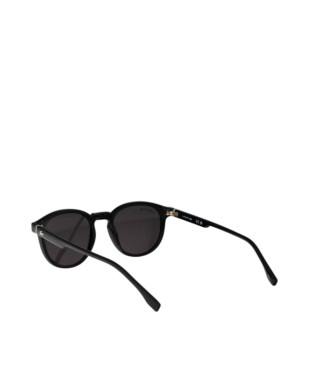 LACOSTE Черные пластиковые солнцезащитные очки, фото 4