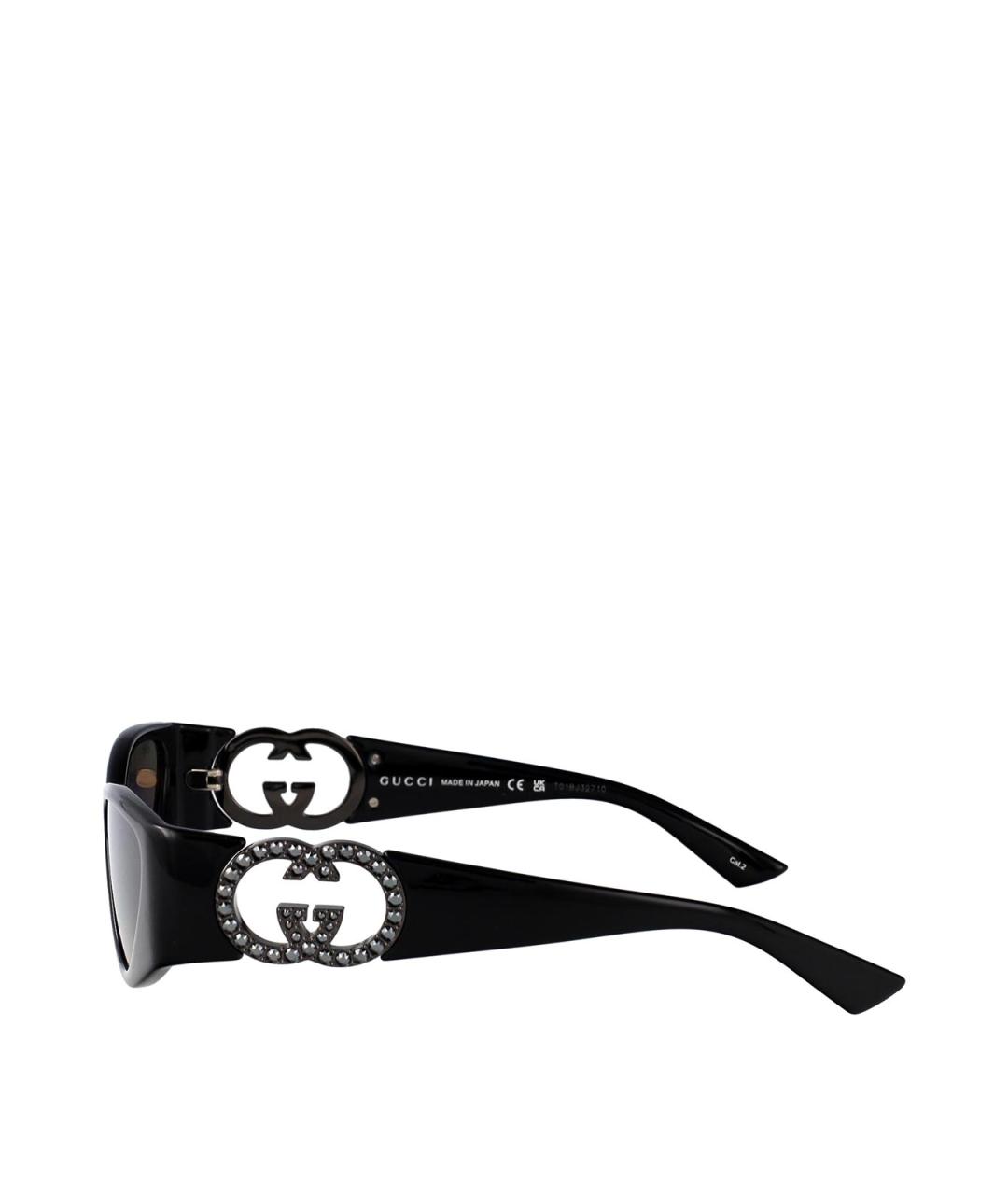 GUCCI Черные солнцезащитные очки, фото 3
