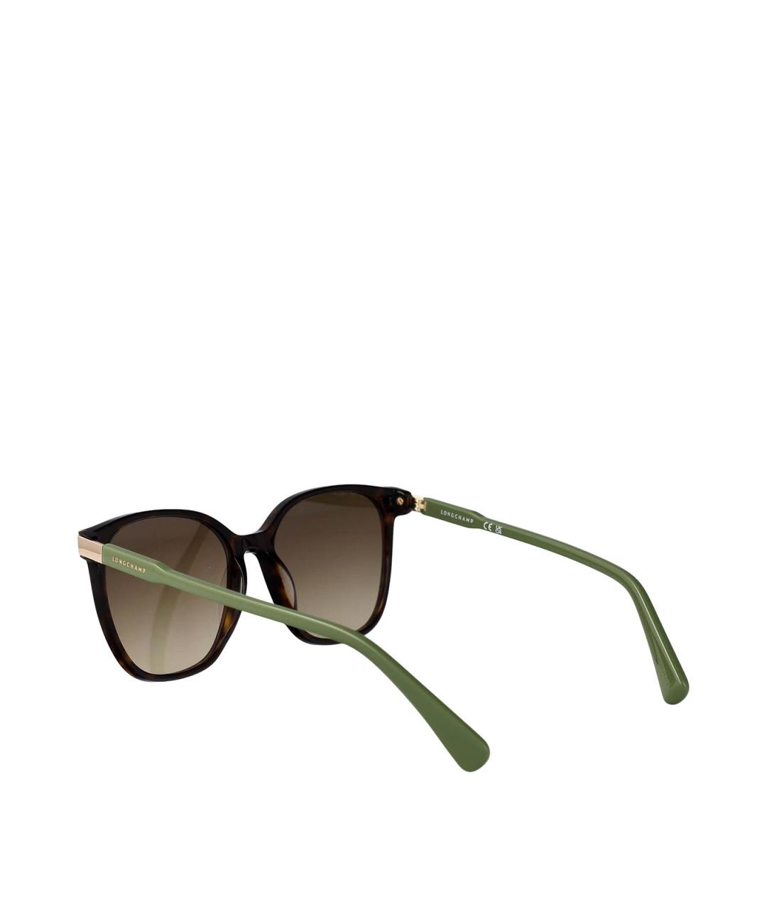 LONGCHAMP Коричневые солнцезащитные очки, фото 4