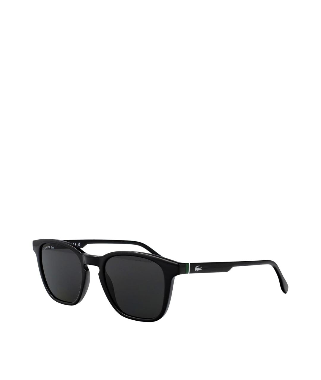LACOSTE Черные пластиковые солнцезащитные очки, фото 2
