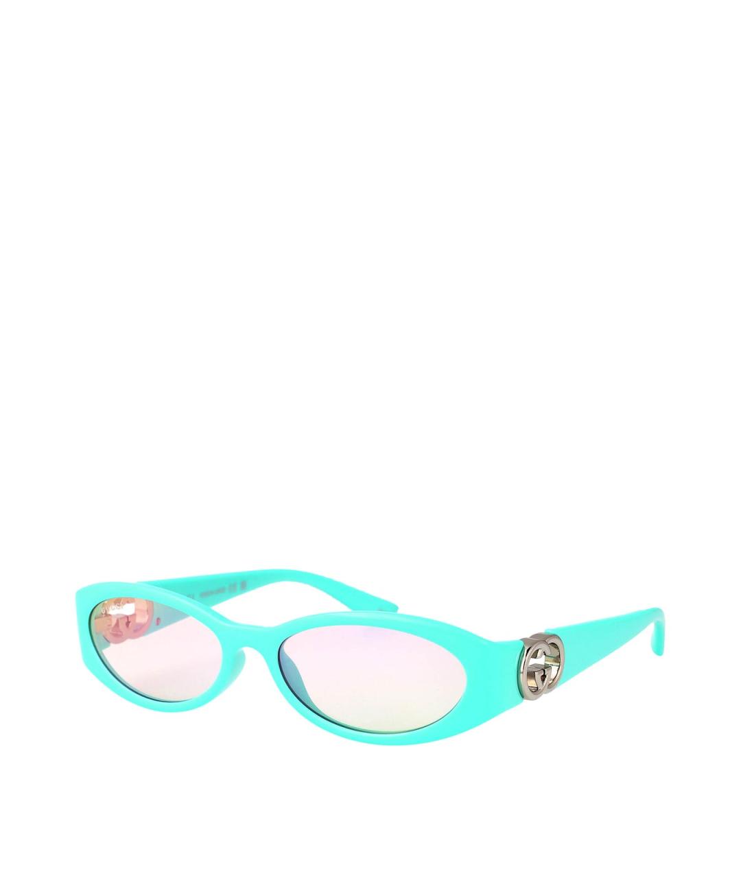 GUCCI Синие солнцезащитные очки, фото 2