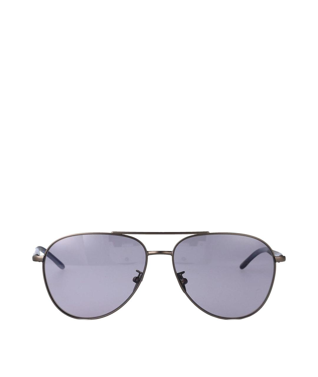 GIORGIO ARMANI Синие металлические солнцезащитные очки, фото 1