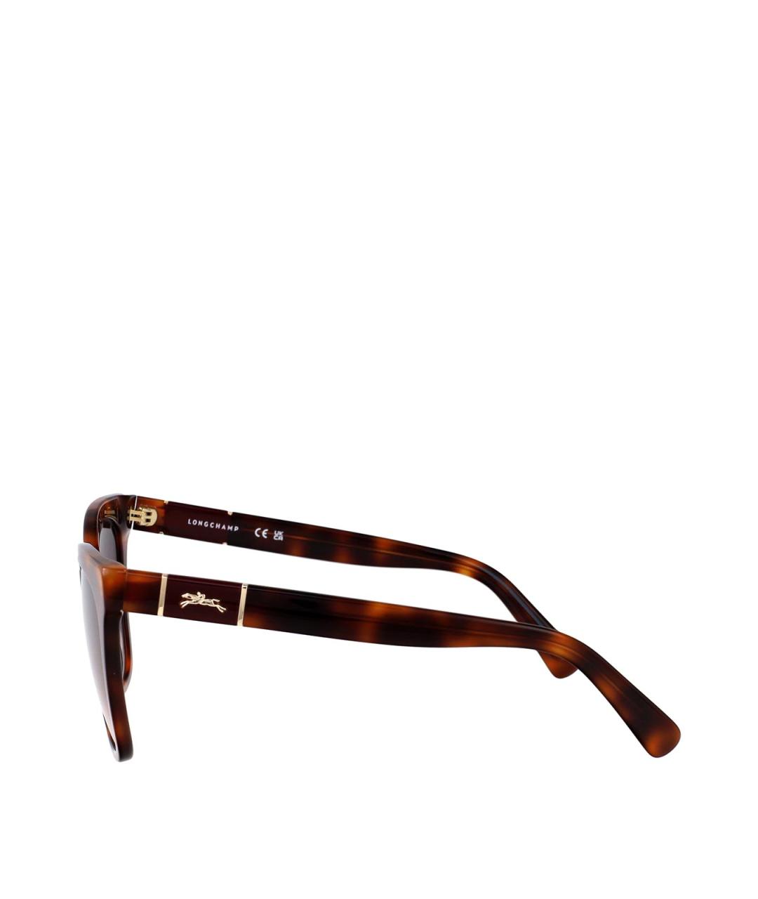 LONGCHAMP Коричневые солнцезащитные очки, фото 3