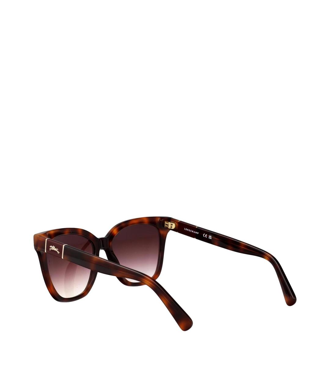 LONGCHAMP Коричневые солнцезащитные очки, фото 4